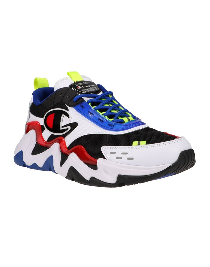 Champion Hyper C Flood Sneakers Heren - Zwart/Blauw/Wit - Belgie 8346BJVIU